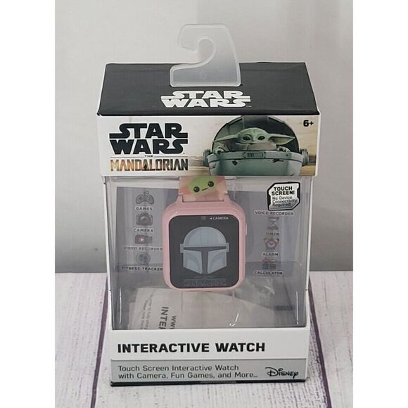 Star Wars: The Mandalorian Interactive Watch , Touch Screen 🆕 - Picture 1 of 2